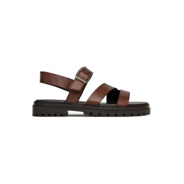 Sandale dama G-Star Raw - piele naturala - catarama - maro