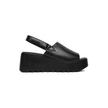 Sandale dama G-Star Raw - piele naturala - toc pana - negru - Negru