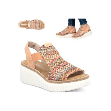 Sandale dama -  multicolor - ecologic - confortabile
