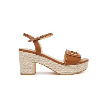 Sandale dama -  piele naturala - maro -