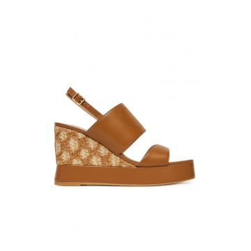 Sandale dama -  piele naturala - model S1853 - maro