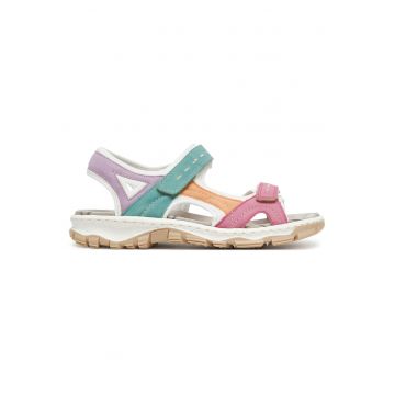 Sandale dama  roz - material textil - Roz