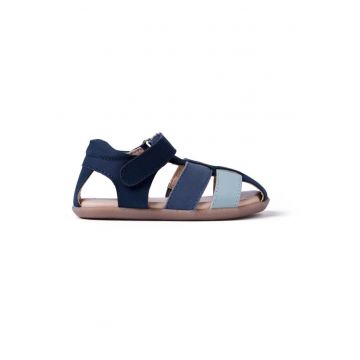 Sandale din piele cu inchidere velcro Morley - Bleumarin