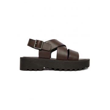 Sandale G-Star Raw din piele naturala - Maro