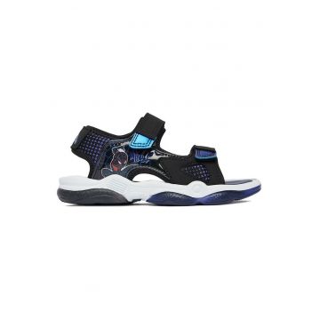 Sandale -  negru - textil - cu sistem de inchidere Velcro - baieti
