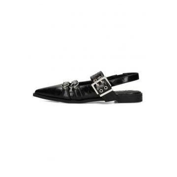 Sandale slingback cu catarama
