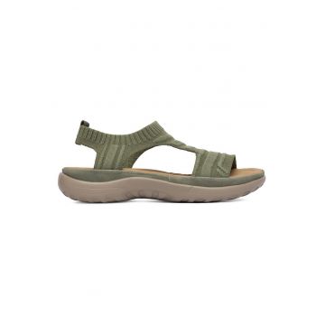 Sandale  verde - textil - Antistress - Verde