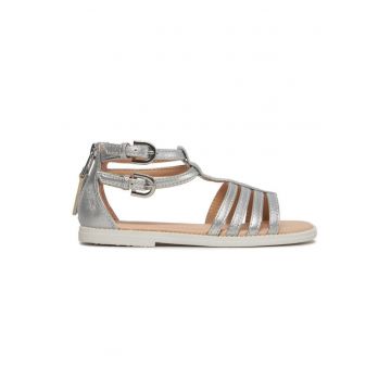 Balerini copii -  303482 - Piele naturala - Alb