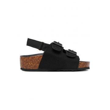 Sandale baieti  negru - sintetic - sistem inchidere Velcro