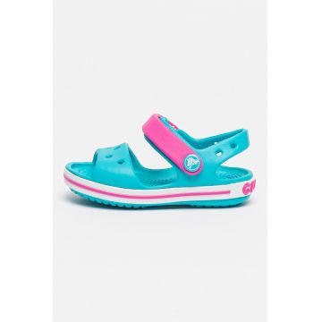 Sandale cu velcro Crocband™ - Turcoaz/Roz