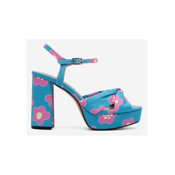 Sandale dama -  590486278041236 - Piele ecologica - Albastru