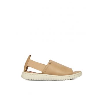 Sandale dama  bej - design minimalist - Bej