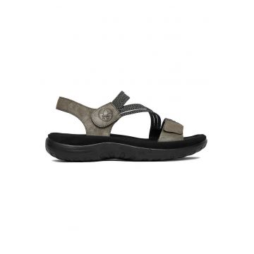 Sandale dama  gri - piele ecologica - Gri