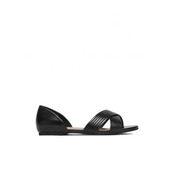 Sandale dama  minimaliste - confortabile - Negru