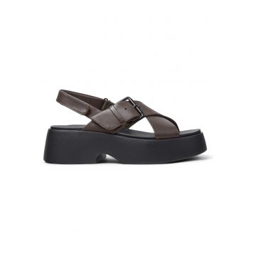 Sandale de piele Tasha - Maro