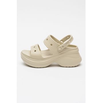 Sandale slingback demi-wedge Bae - Verde stins
