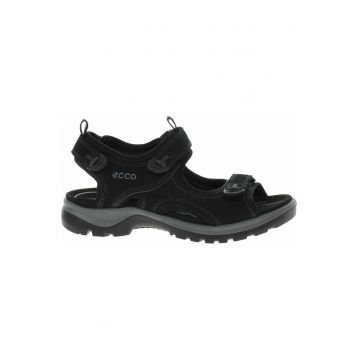 Sandale sport dama -  Offroad 82204302001 - piele nabuc - negru - Negru