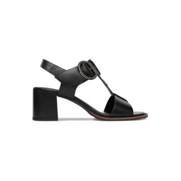 Sandale toc bloc - Negru