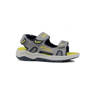 Sandale copii  gri - sintetic - inchidere velcro