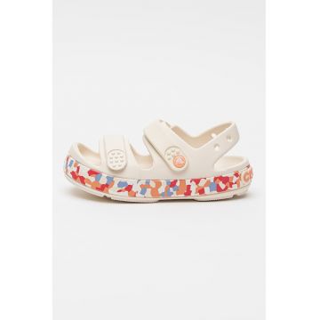 Sandale cu velcro Glow Confetti - Crem