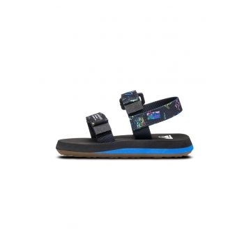 Sandale cu velcro Monkey Caged - Negru/Albastru