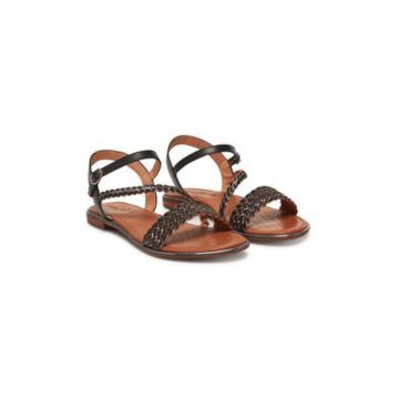 Sandale dama -  304621789 - piele naturala - negru - Negru