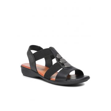 Sandale dama -  5904862804729 - Negru - Piele naturala -