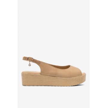 Sandale dama  5904862840468 - Piele naturala - Bej - Bej
