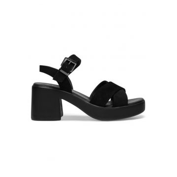 Sandale dama -  590558861877536 - Piele naturala - Negru