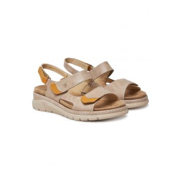 Sandale dama  710134-08 - piele naturala - bej