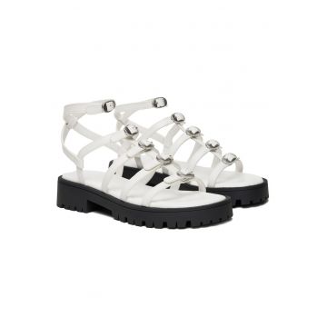 Sandale dama -  Bright White 110 - piele naturala
