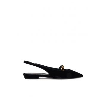 Sandale dama -  decupate - negru