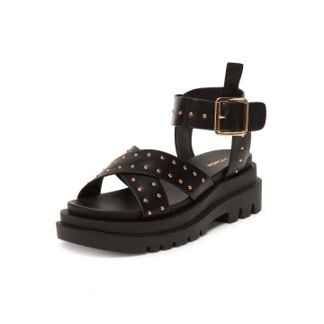 Sandale dama -  HY1708-01 - negru - plastic