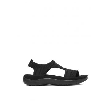 Sandale dama -  model 64850-00 - negru - textil -