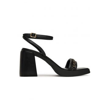 Sandale dama  model Giselle 11 - piele naturala - negru -