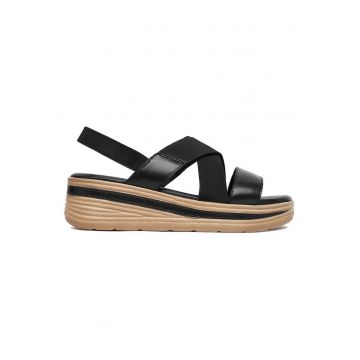 Sandale dama -  piele naturala negru