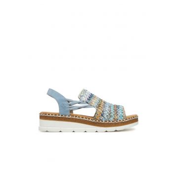 Sandale dama -  textil - multicolor -
