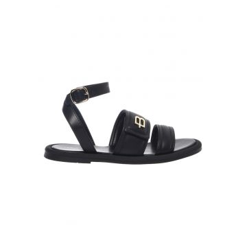 Sandale din piele - Negru