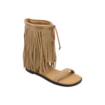 Sandale GRYXX bej, DMS5056, din material textil