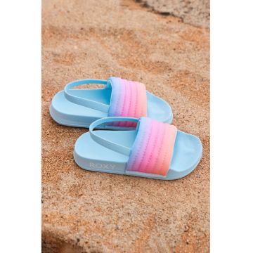 Sandale slingback Slippy - Roz/Albastru deschis