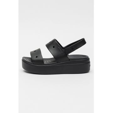 Sandale wedge cu velcro Brooklyn