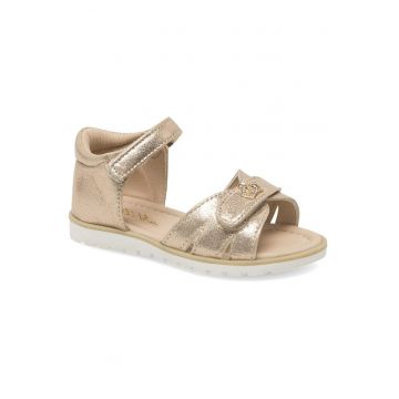 Sandale copii -  auriu - material sintetic - sistem inchidere Velcro -