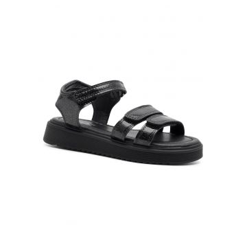 Sandale copii  negru - plastic -