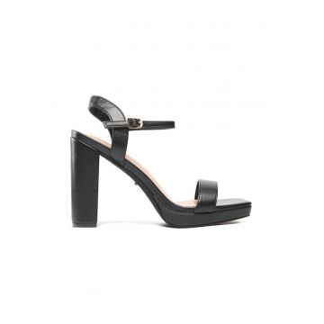 Sandale dama -  590486 - Sintetic - Negru -