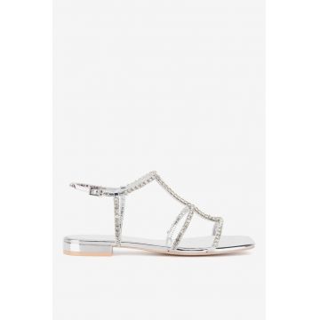 Sandale dama  5905588373889 - Piele naturala - Argintiu - Argintiu