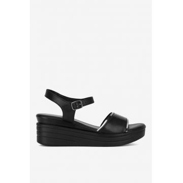 Sandale dama  5905588599135 - Piele naturala - 40 EU - Negru