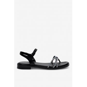 Sandale dama  5905588619154 - Piele naturala - Negru - Negru
