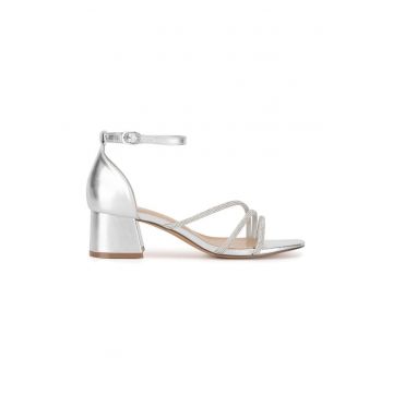 Sandale dama -  590559 - Sintetic/Textil - Argintiu - Argintiu