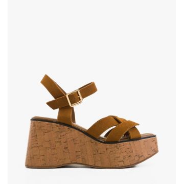 Sandale dama Atagey Camel