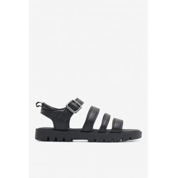 Sandale dama -  CS6082-01 - negru - material sintetic